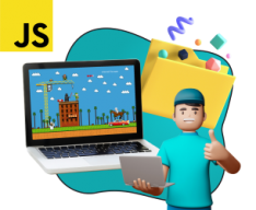 Программирование на JavaScript. Учимся создавать игры! - Школа программирования для детей, компьютерные курсы для школьников, начинающих и подростков - KIBERone г. Ульяновск