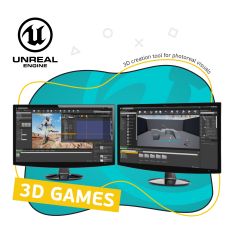 Unreal Engine 4. Игровой движок - КИБЕРшкола программирования для детей, компьютерные курсы для школьников, начинающих и подростков - KIBERone г. Ульяновск