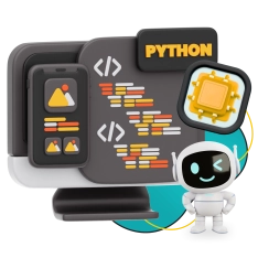 Мой первый сайт с мозгами: Python + AI - КИБЕРшкола программирования для детей, компьютерные курсы для школьников, начинающих и подростков - KIBERone г. Ульяновск