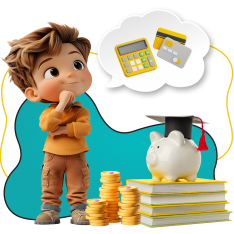 Финансовый интеллект вместе KIBERone - КИБЕРшкола программирования для детей, компьютерные курсы для школьников, начинающих и подростков - KIBERone г. Ульяновск