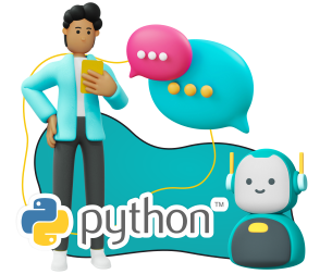 Умный чат-бот на Python - Школа программирования для детей, компьютерные курсы для школьников, начинающих и подростков - KIBERone г. Ульяновск
