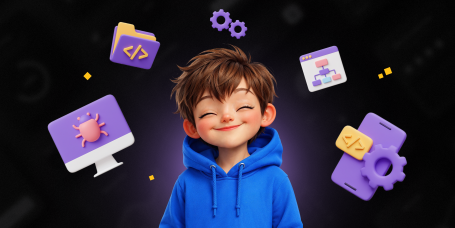 Идеальный сайт с нуля: код, дизайн и AI-помощник - КИБЕРшкола программирования для детей, компьютерные курсы для школьников, начинающих и подростков - KIBERone г. Ульяновск